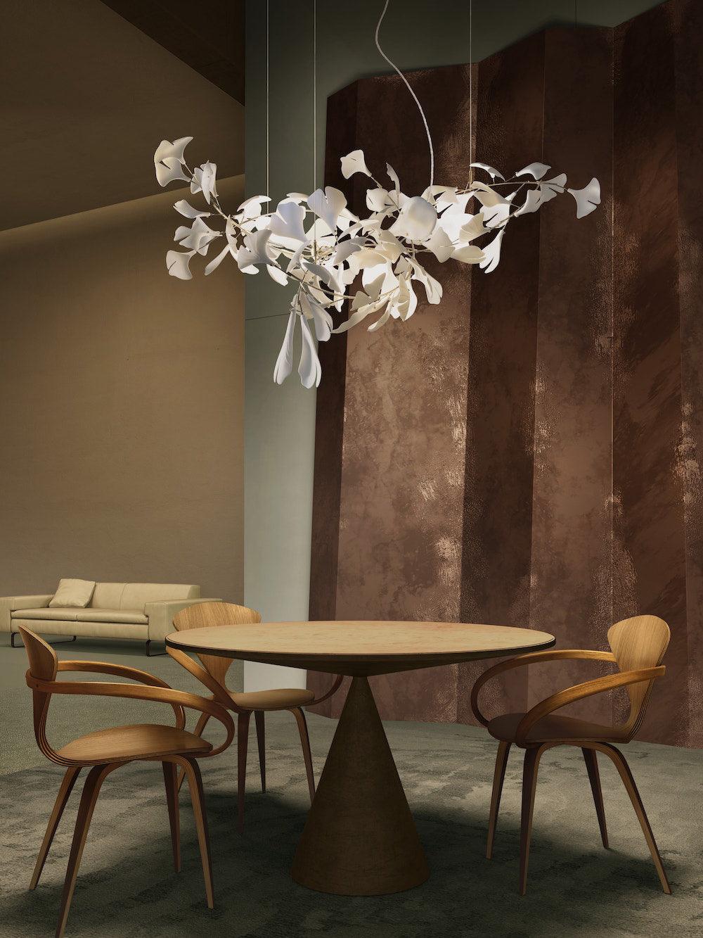 Gingko Lustre G Style Forme Branche Feuille Moderne