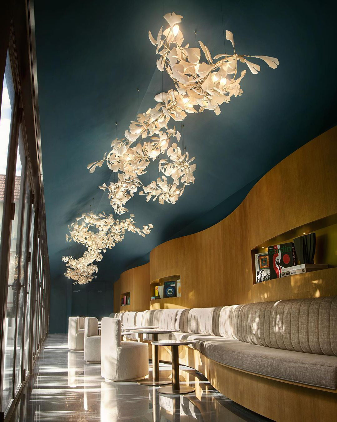 Gingko Lustre G Style Forme Branche Feuille Moderne