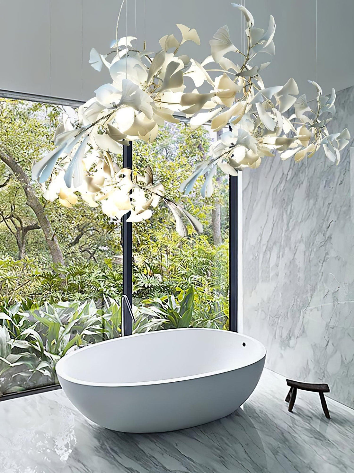 Gingko Lustre G Style Forme Branche Feuille Moderne