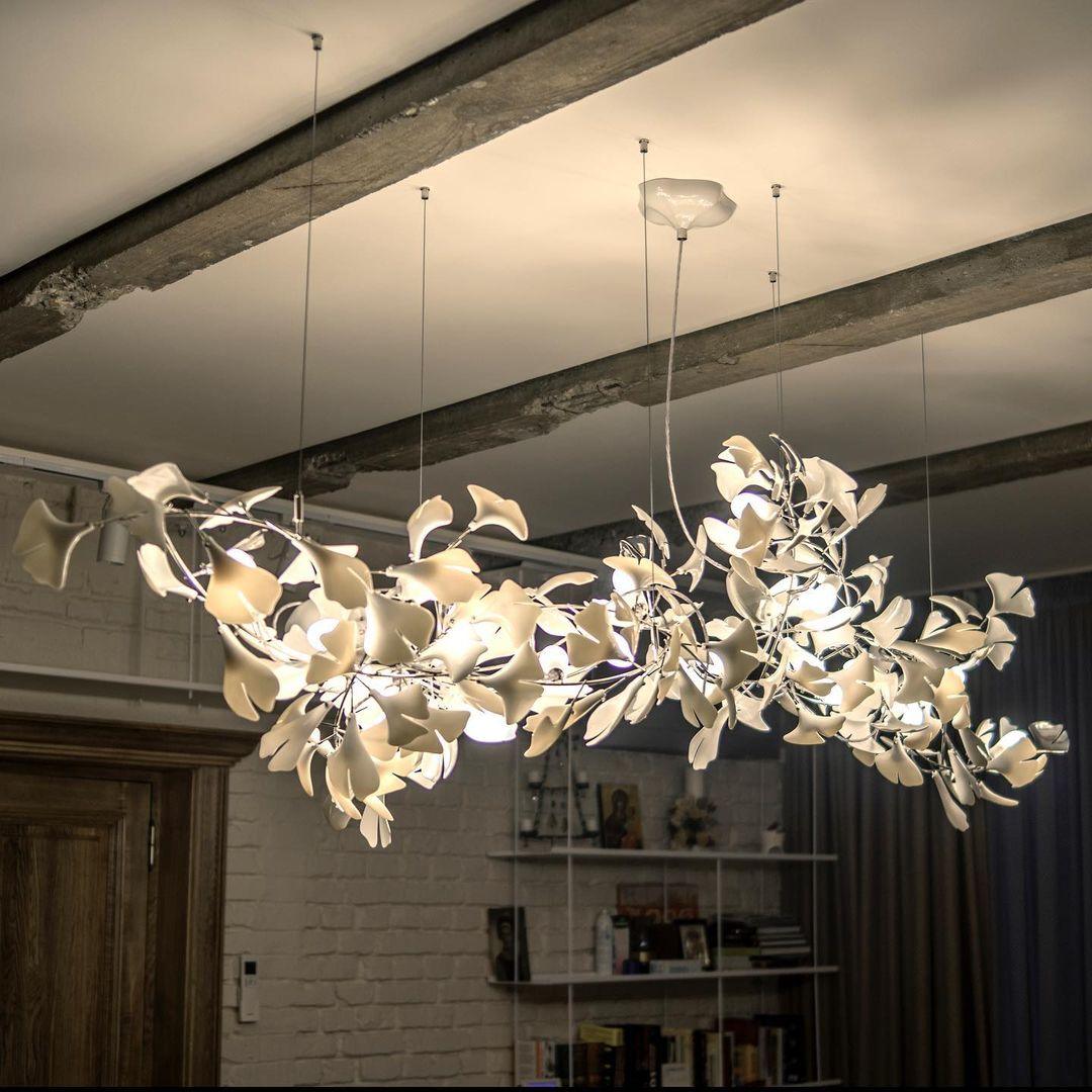 Gingko Lustre G Style Forme Branche Feuille Moderne