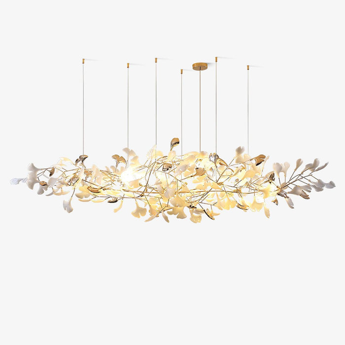 Unoryra Lustre Postmoderne Céramique Nuage Ginkgo
