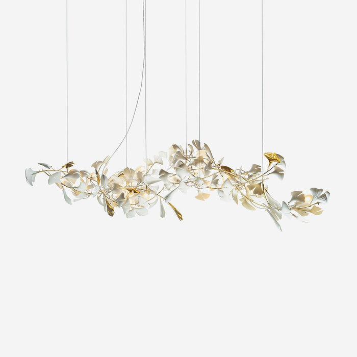 Bloom Lustre Moderne Abat-jour Céramique Feuille