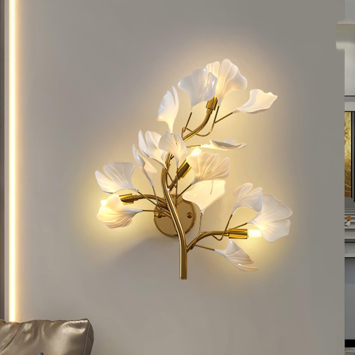 Neiman Applique Murale Ginkgo