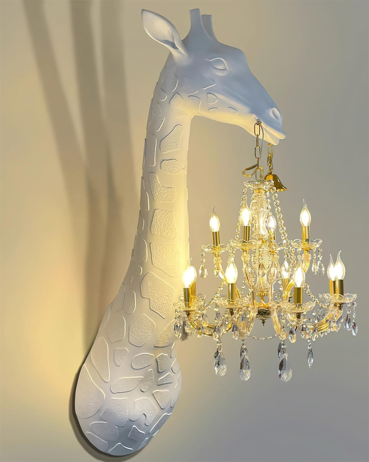 Giraffe Applique Murale Sculpture Artistique Lustre