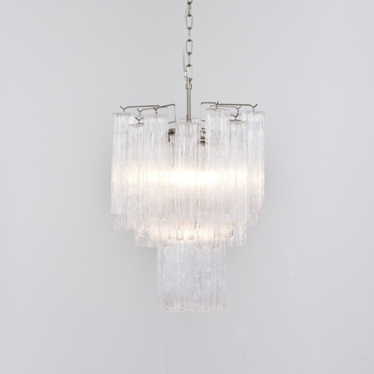Aurora Lustre en Verre Clair Moderne