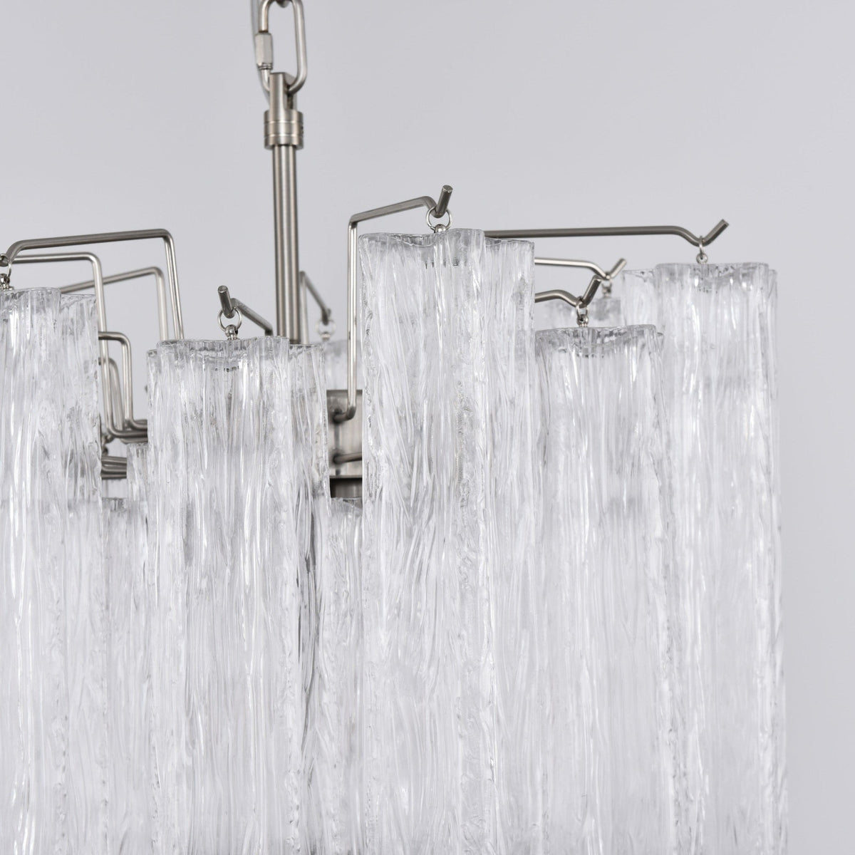 Aurora Lustre en Verre Clair Moderne