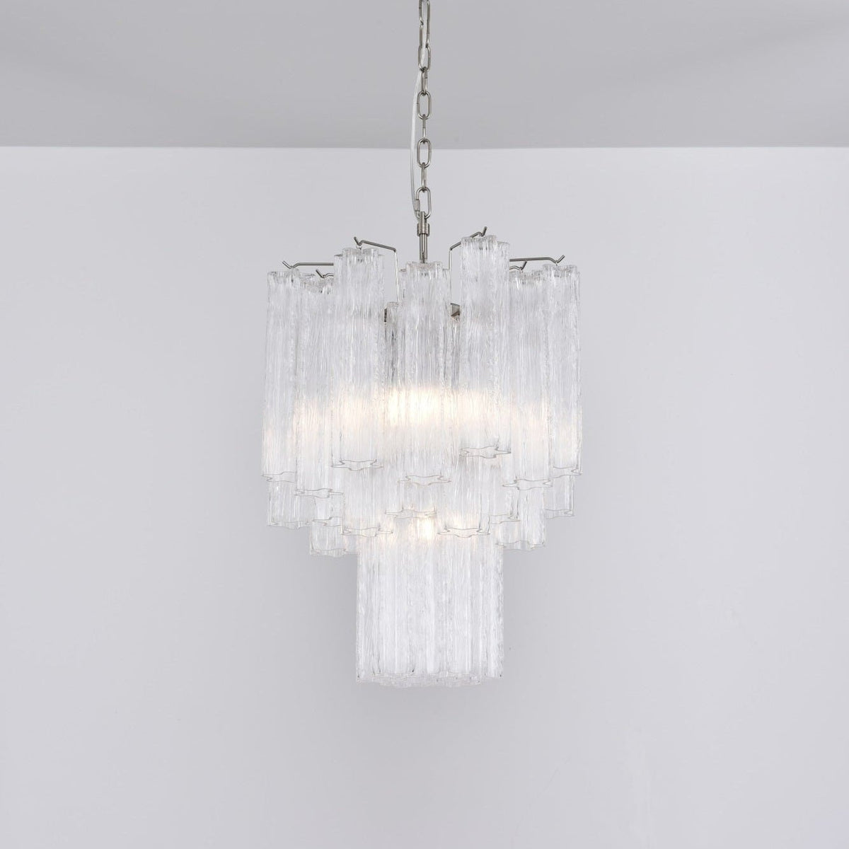 Aurora Lustre en Verre Clair Moderne