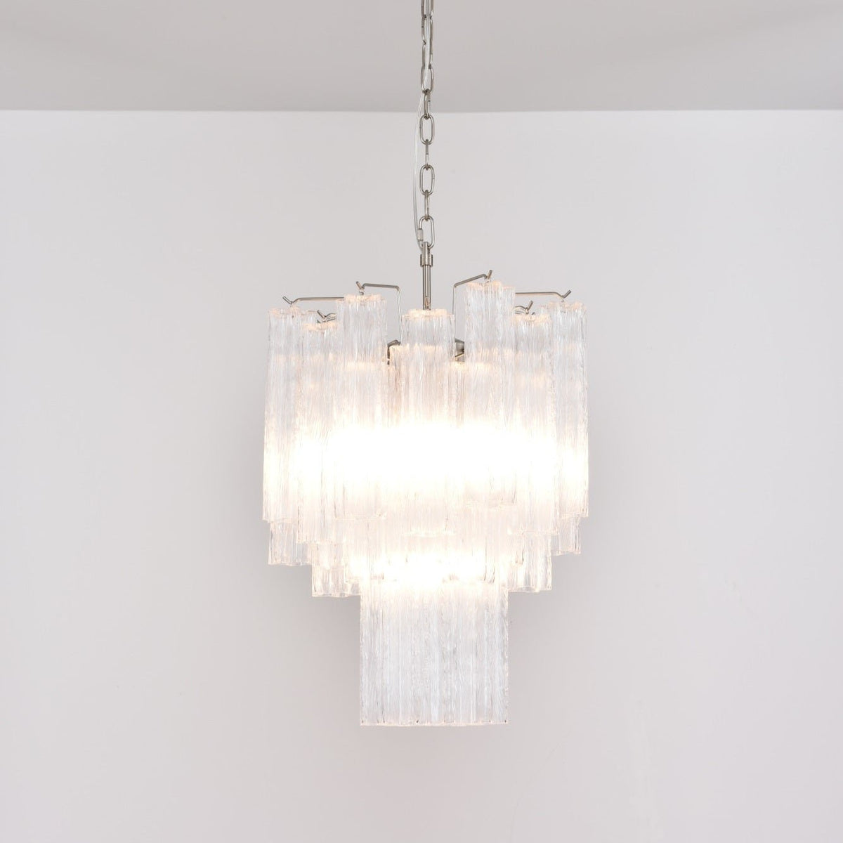 Aurora Lustre en Verre Clair Moderne