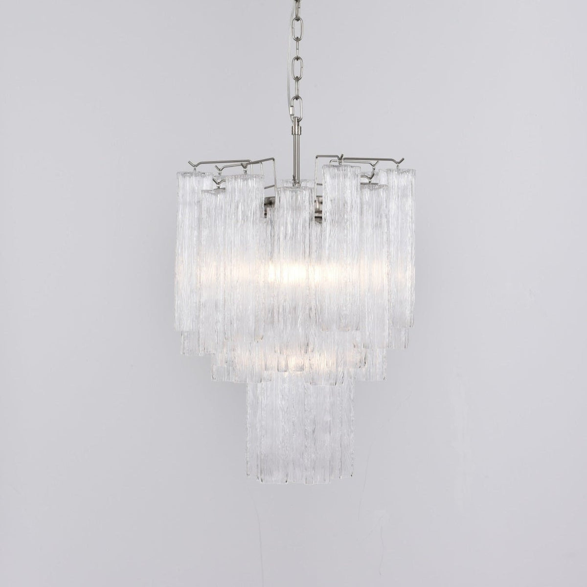 Aurora Lustre en Verre Clair Moderne