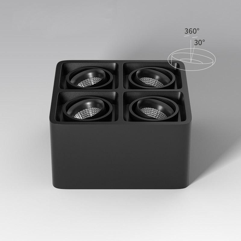 Solara Projecteur Encastré Jumeau LED Angulaire Minimaliste