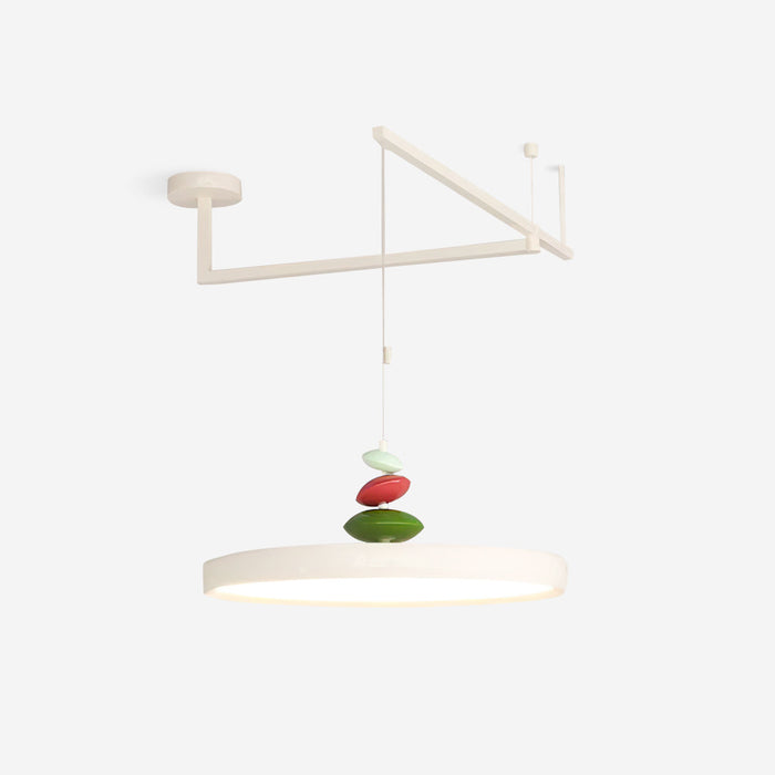 Suspension Acrylique Abat-jour Rond Décoratif Moderne