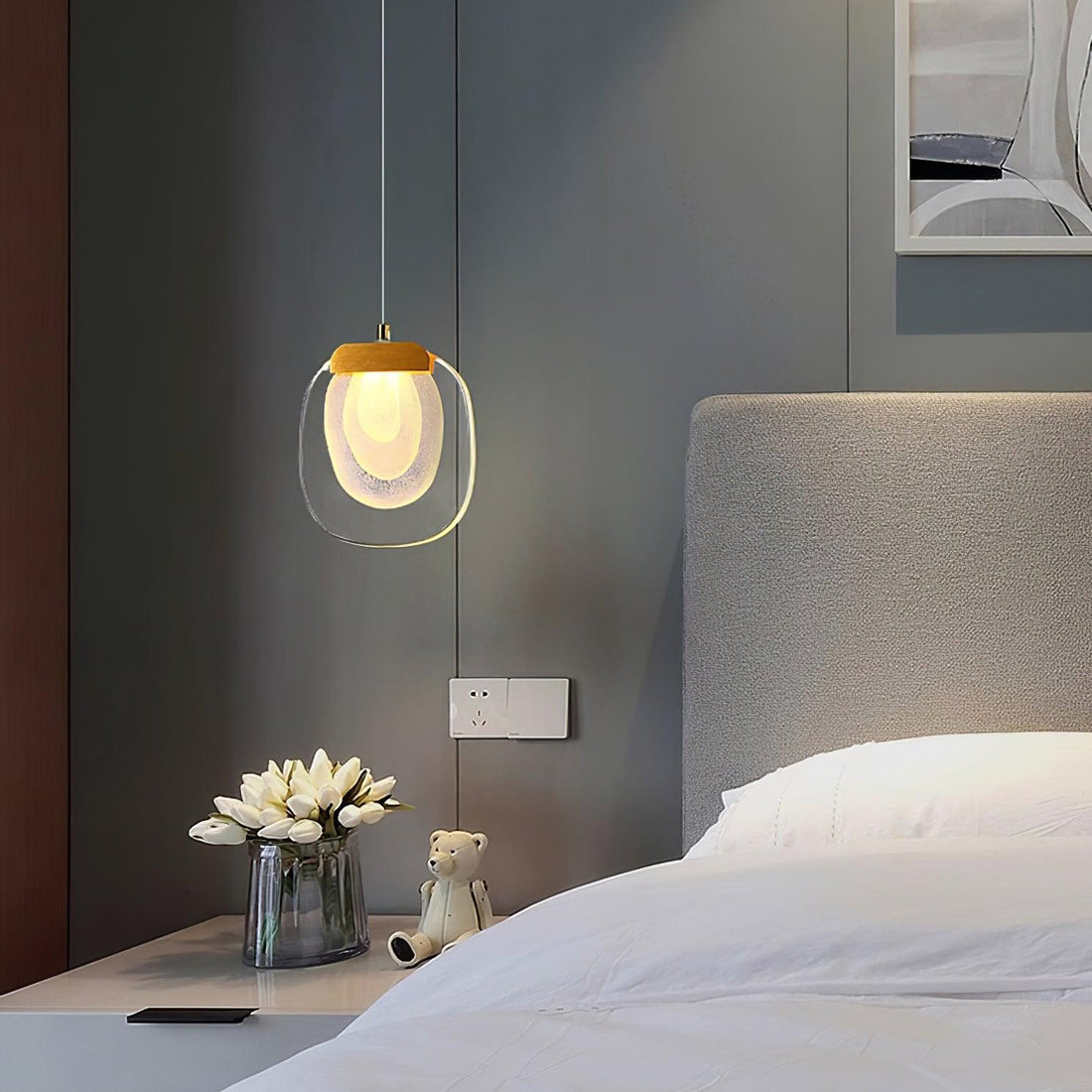Avesia Suspension minimaliste en verre