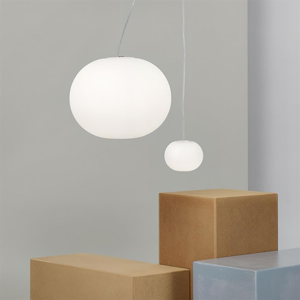 Opivio Suspension Globe Blanche