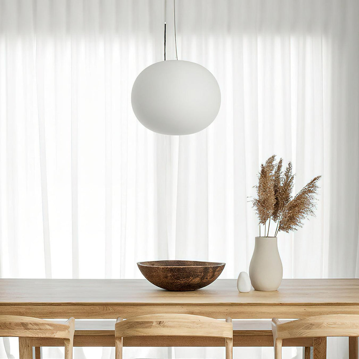 Opivio Suspension Globe Blanche