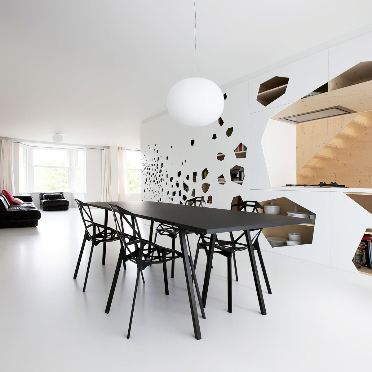 Opivio Suspension Globe Blanche