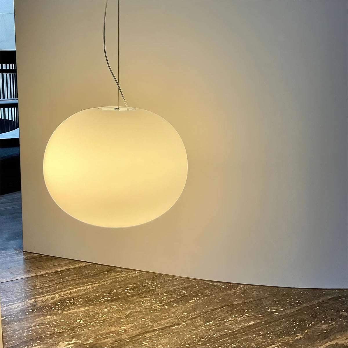 Opivio Suspension Globe Blanche