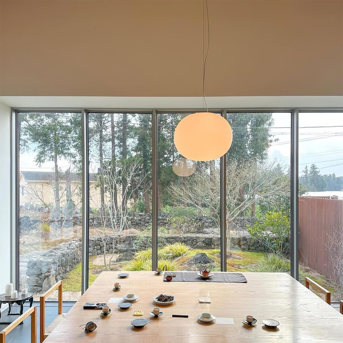 Opivio Suspension Globe Blanche