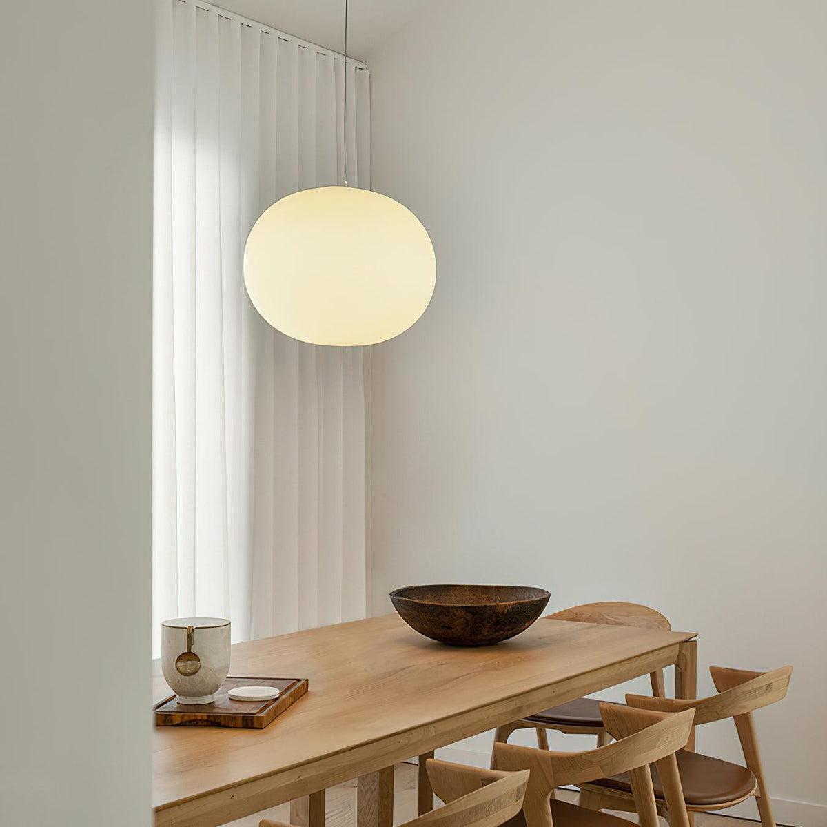Opivio Suspension Globe Blanche