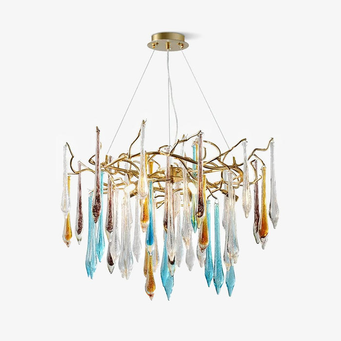 Aurora Lustre en Verre de Luxe