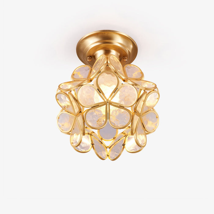 Ullaeiel Plafonnier Luxe Bloom Doré