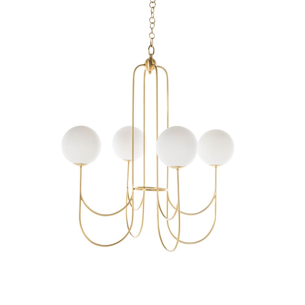 Mjolkuvyi Lustre En Métal Et Verre Minimaliste Moderne