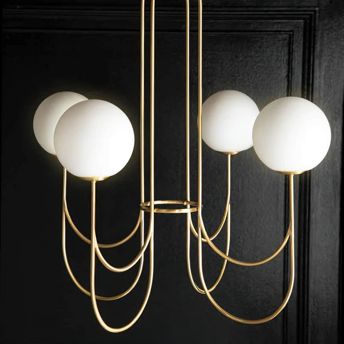 Mjolkuvyi Lustre En Métal Et Verre Minimaliste Moderne