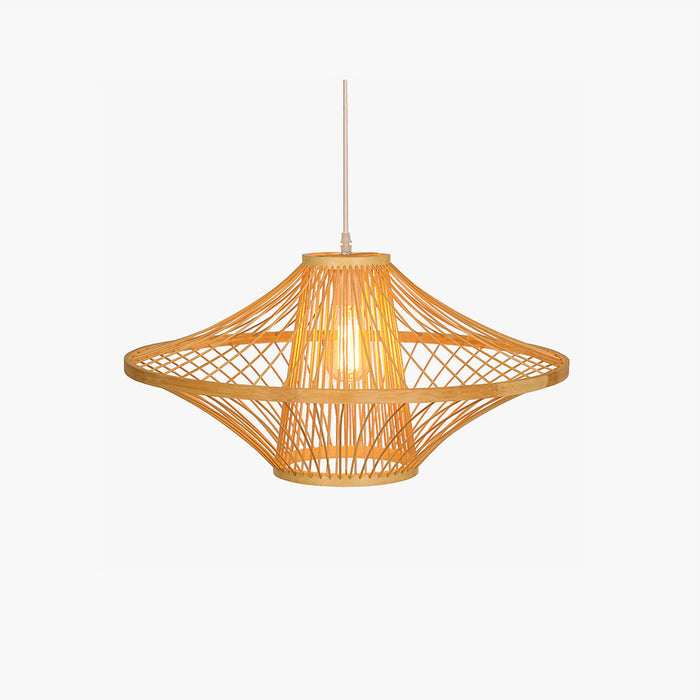 Ritta Suspension Créative Fait à la Main Bambou Salon