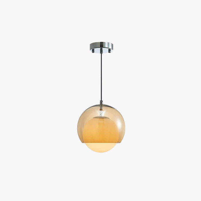 Valentina Minimaliste LED Suspension Métal/Verre Chambre À Coucher