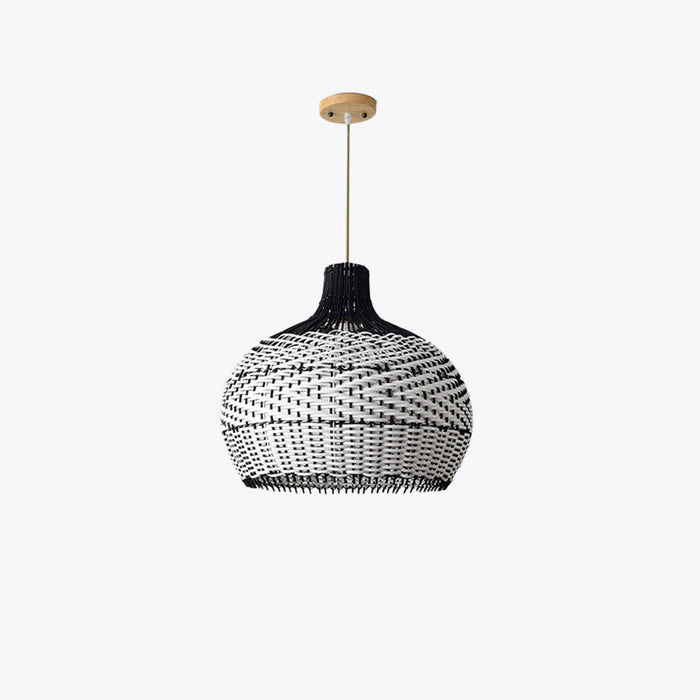 Ritta Moderne LED Suspension Rotin Salon/Chambre À Coucher