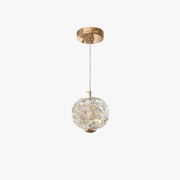 Kristy Luxe LED Suspension Cristal Salon