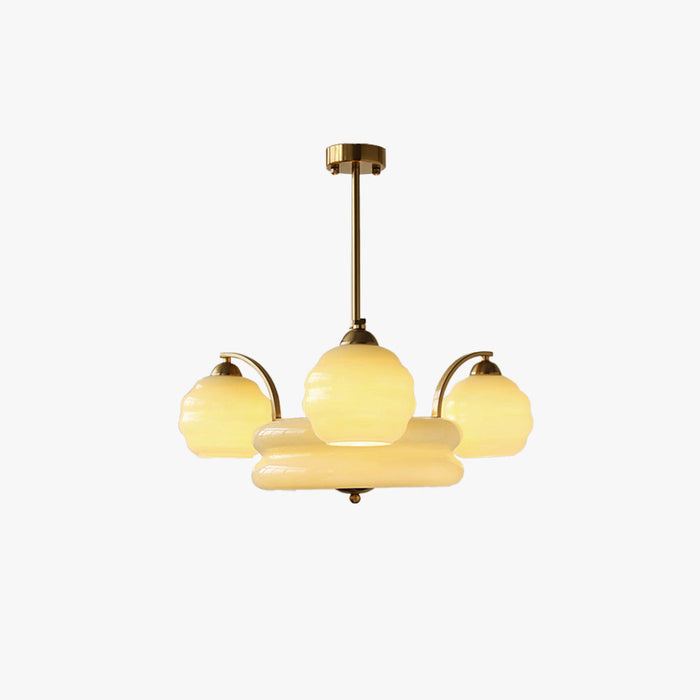 Valentina Luxueux Suspension Métal Verre Chambre à Coucher Salon