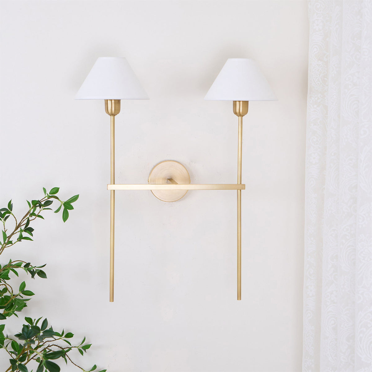 Genevieve Applique Murale en Tissu