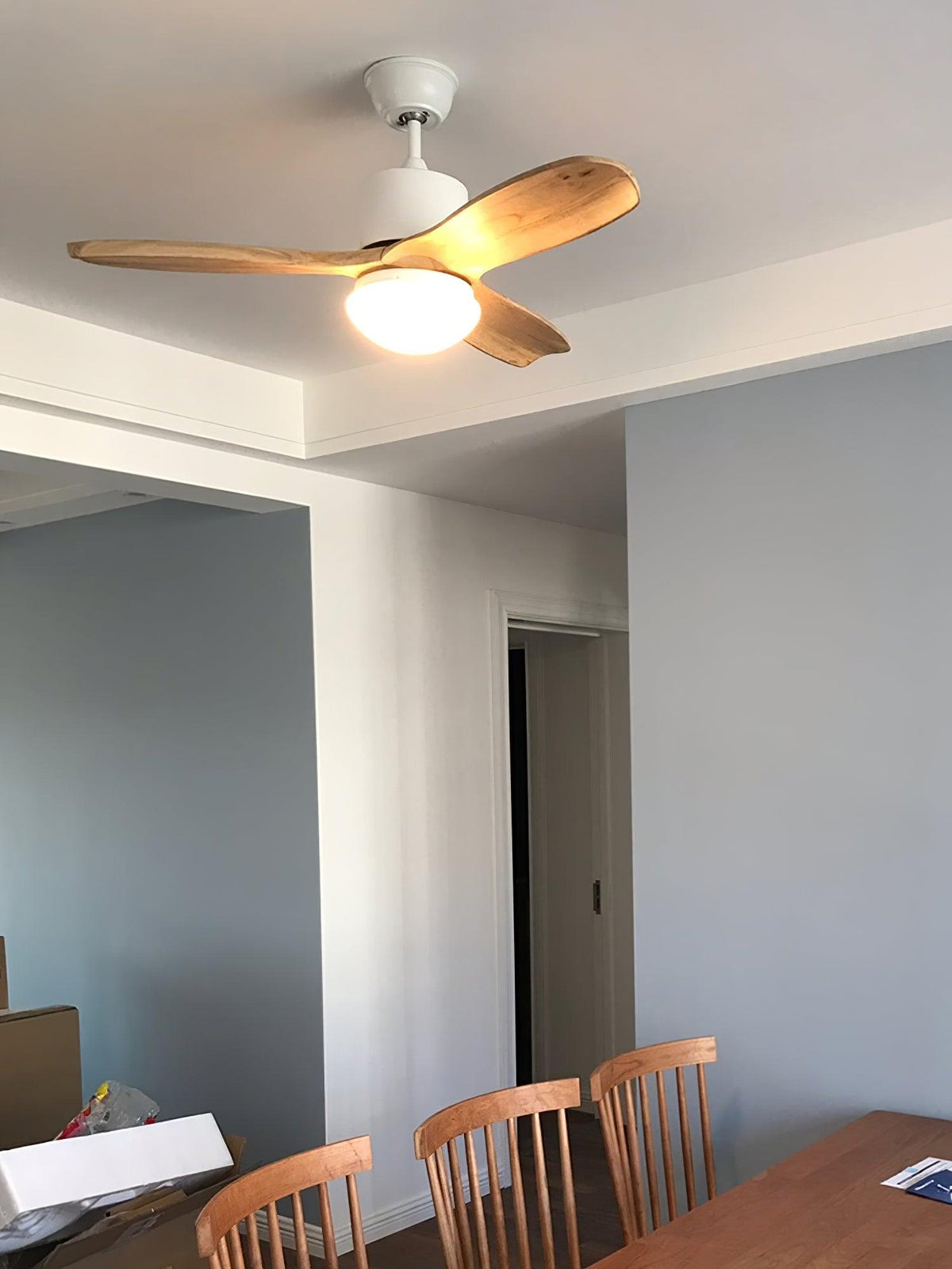 Utalis Plafonnier Ventilateur Naturel Élégant Ventilateur de plafond