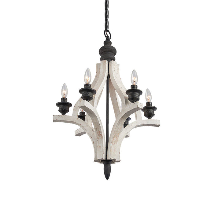 Ephaos Lustre Métal Bois Industriel Vintage