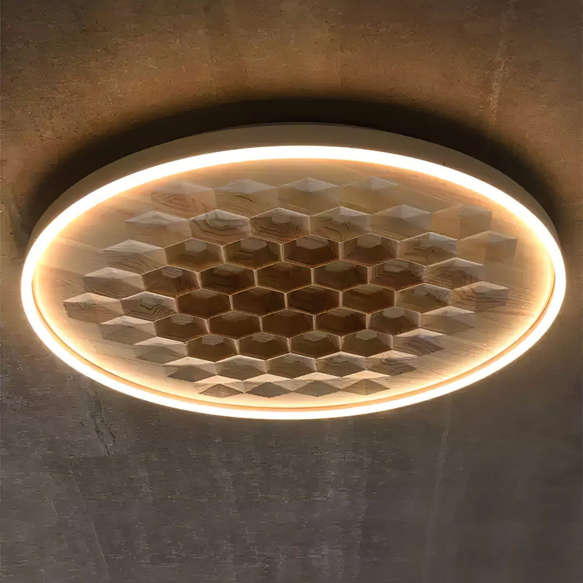 Cevynira Texturé Bronze Applique Plafond
