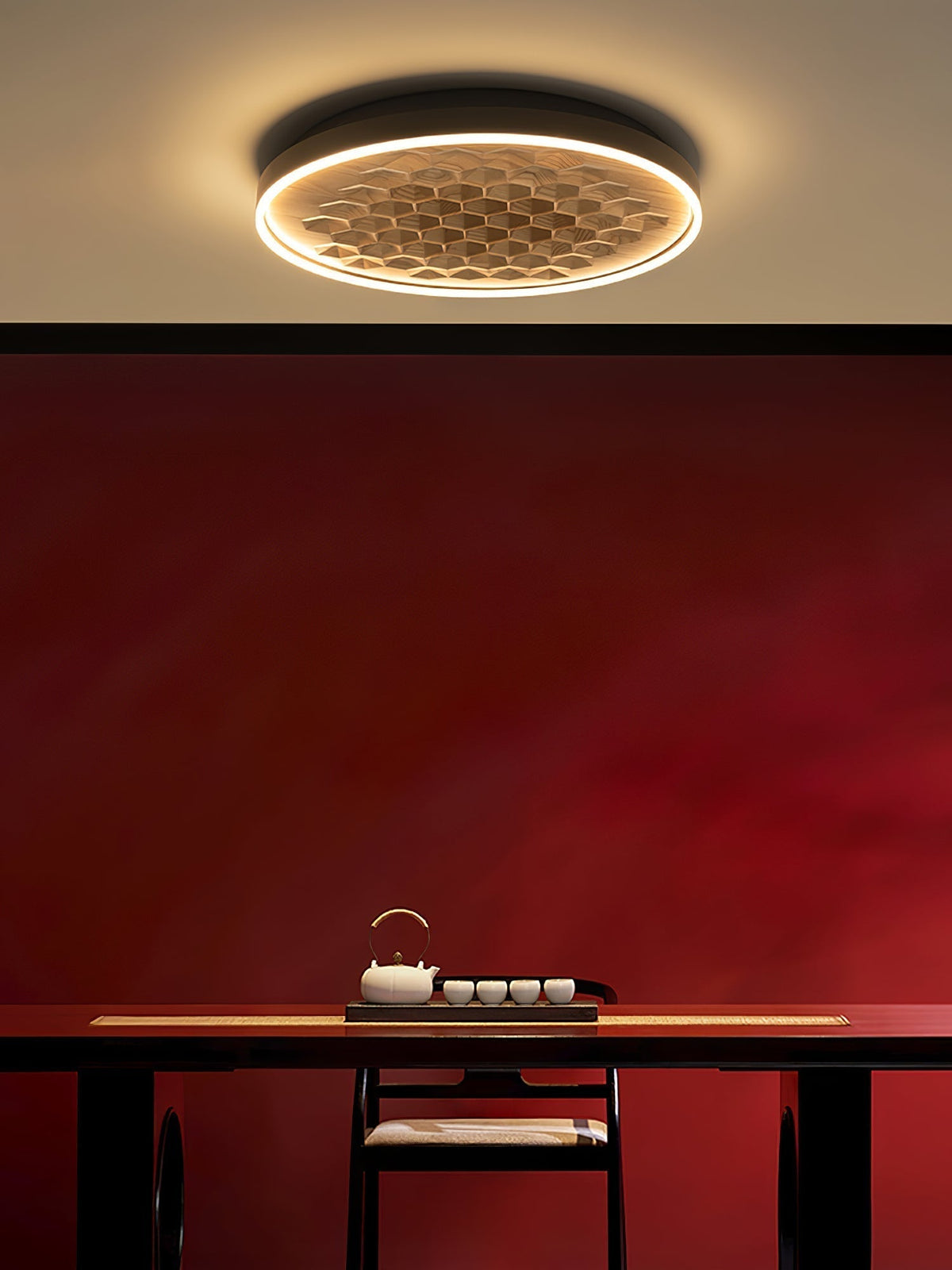 Cevynira Texturé Bronze Applique Plafond