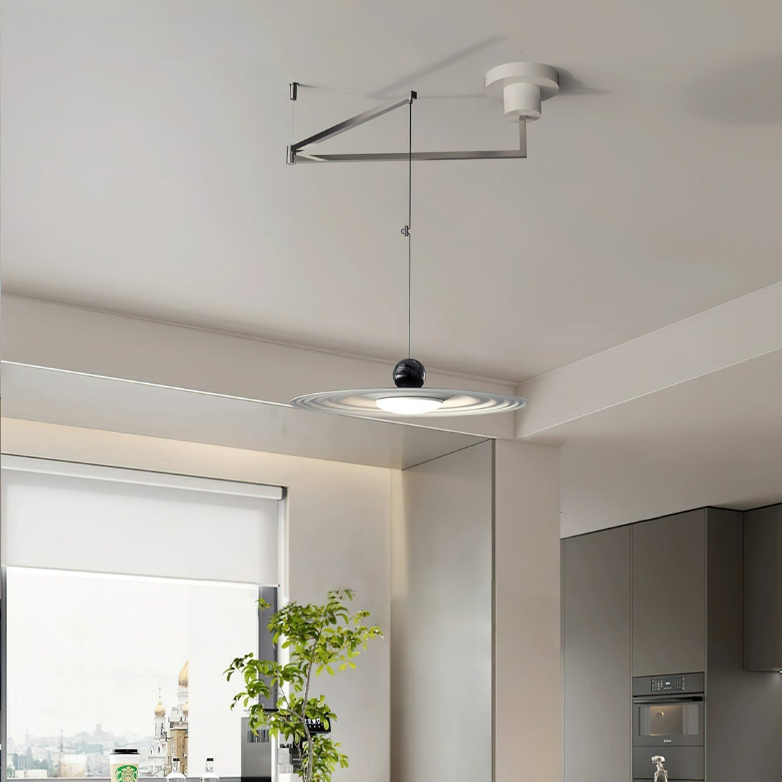 Helios Balançoire Suspension Réglable Sculptural Minimaliste