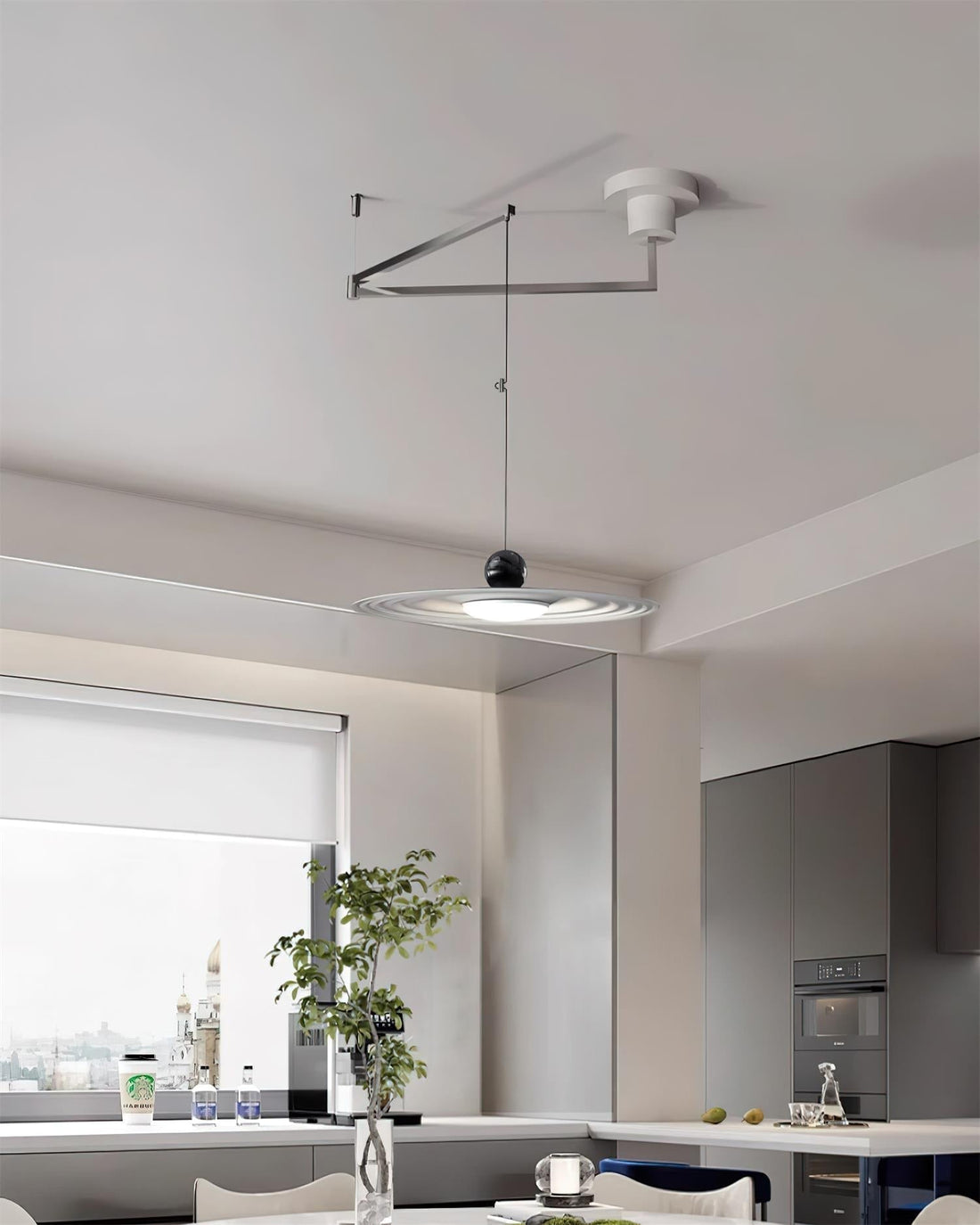 Helios Balançoire Suspension Réglable Sculptural Minimaliste