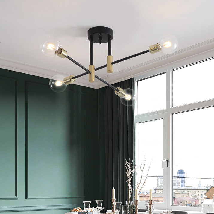 Lindsy Lustre Métal Design Moderne. Plusieurs Ampoules