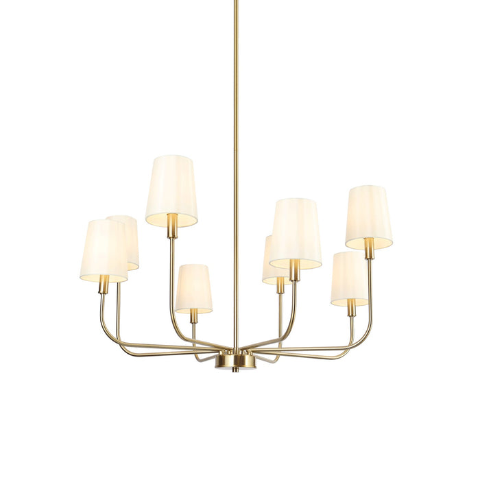 Nysilan Lustre Vintage Industriel Laiton Tissu
