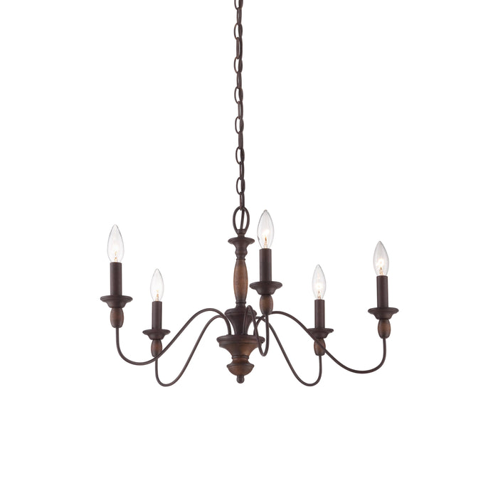 Cutheus Lustre Vintage Industriel Bois Métal