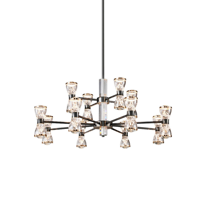 Orvelion Lustre de Luxe Postmoderne en Acrylique et Métal LED en Forme de Nid d'Abeille