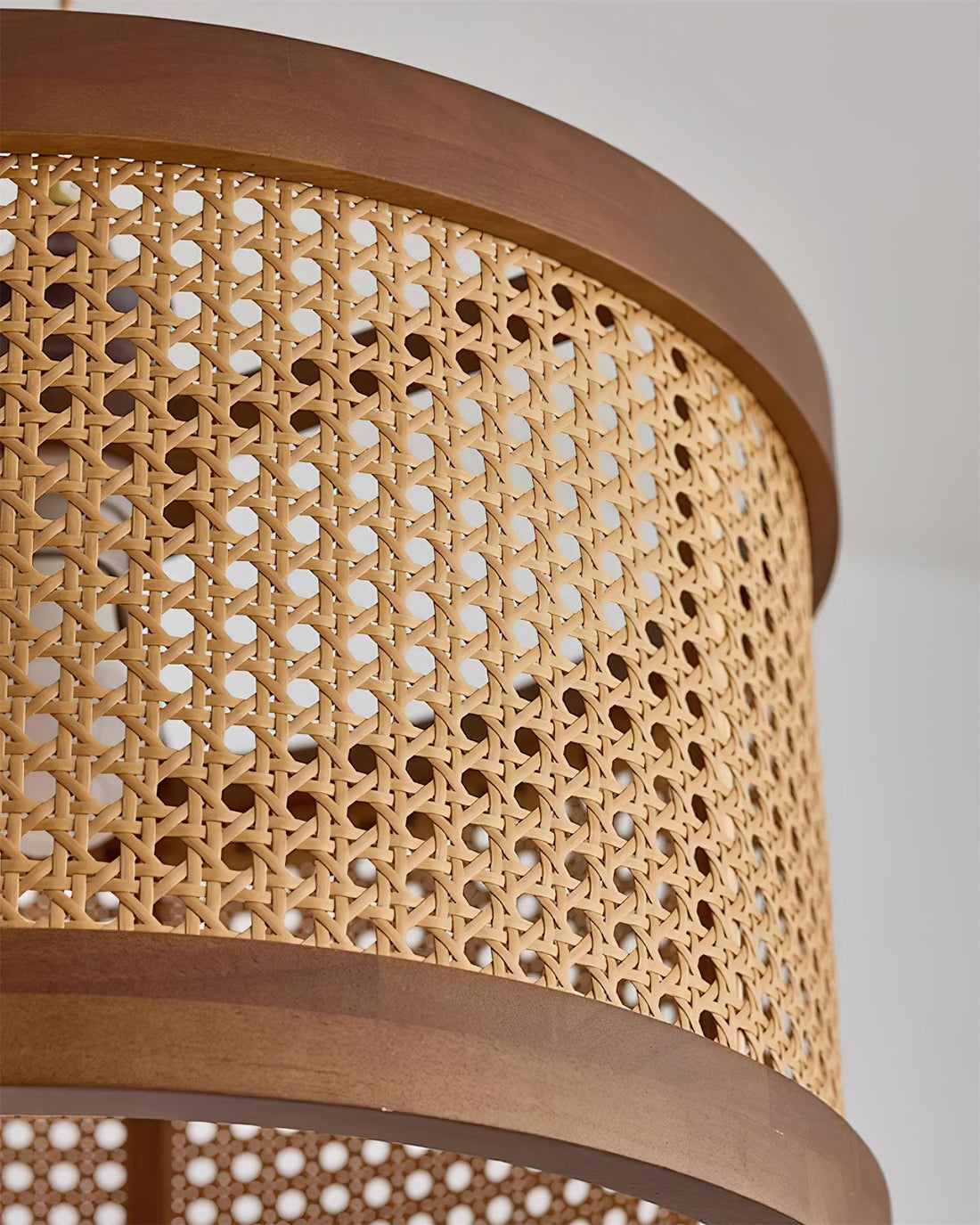 Gudon Lampe Suspendue en Rattan Tressé