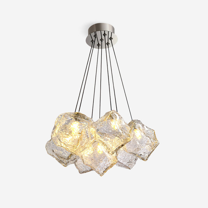 Pebine Lustra Lustre Cluster Verre