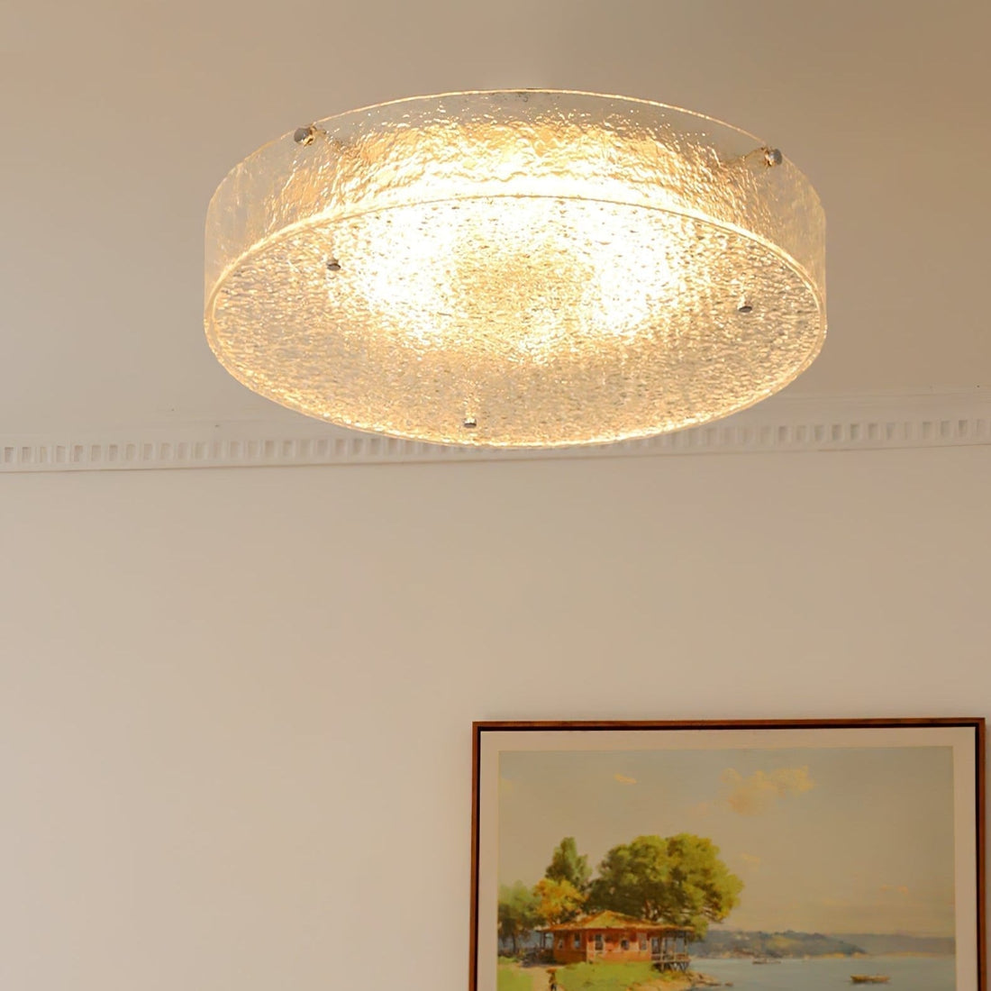 Lustra Plafonnier Élégant en Acrylique Illuminese