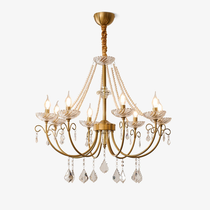 Lustra Lustre Perle Cristal Élégant Classique