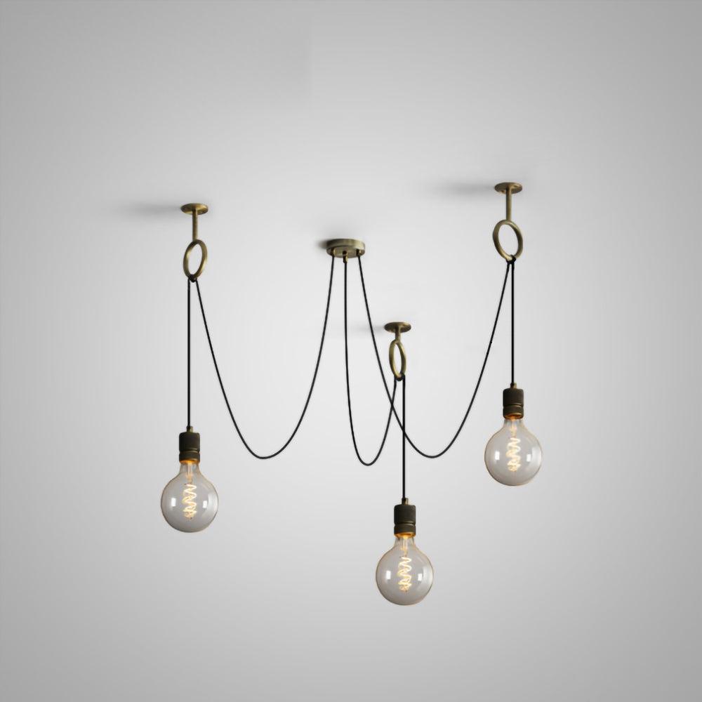 Lustra Lustre Industrial Spider Bulb Hanging