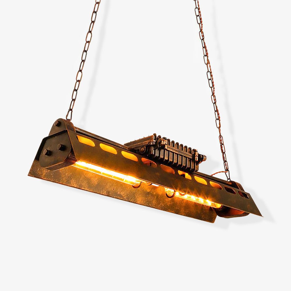 Lustra Lustre Cadre Rectangulaire Industriel