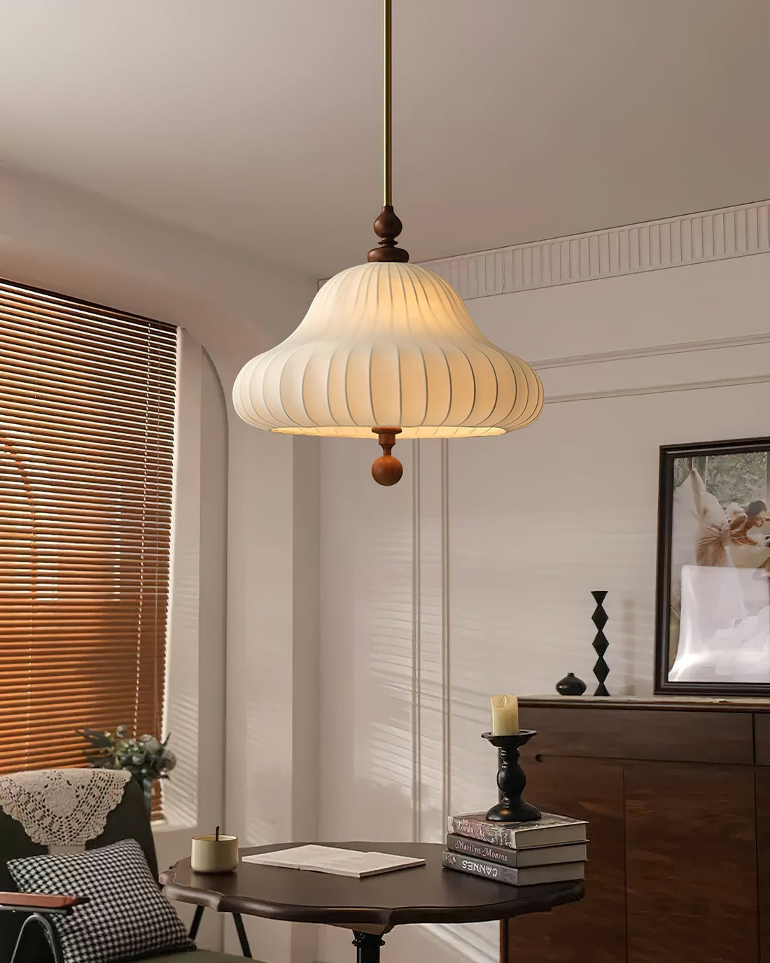 Solara Suspension Luminaires Forme Fleur Épanouie Laiton