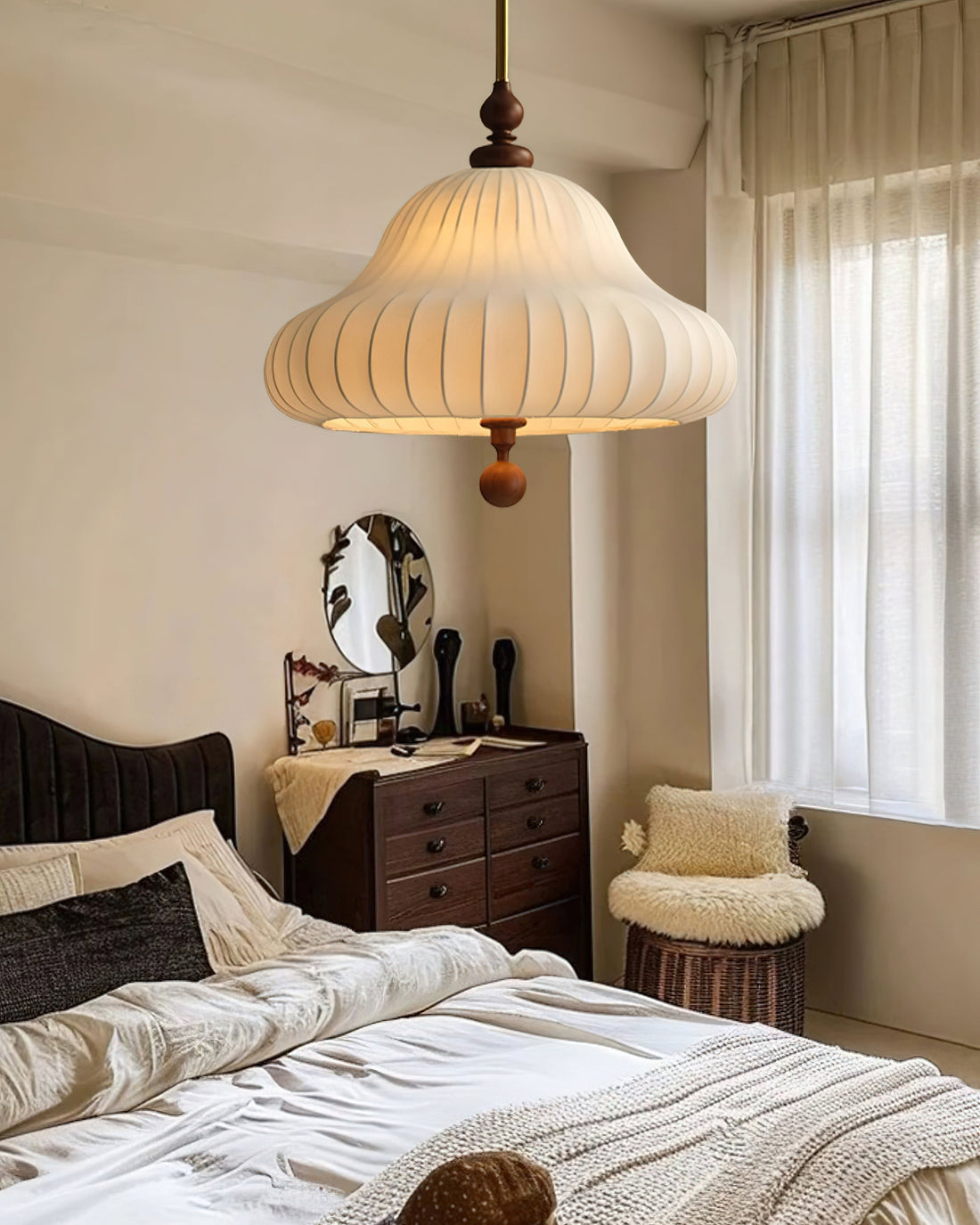 Solara Suspension Luminaires Forme Fleur Épanouie Laiton